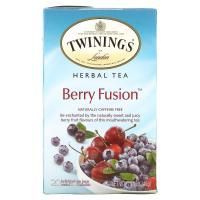 Twinings, Травяной чай, смесь ягод, без кофеина, 20 отдельных чайных пакетиков, 1,41 унц. (40 г)