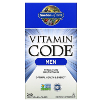 Garden of Life, Витаминный код, для мужчин, 240 вегетарианских капсул