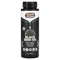 Foods Alive, Ремесленное масло черного тмина холодного отжима, 236 мл