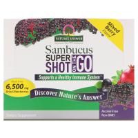 Nature's Answer, Sambucus Super Shot On The Go, Mixed Berry , 12 Pack, 2 fl oz (60 ml) Each