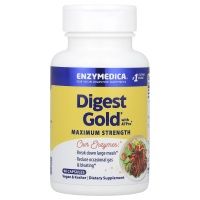 Enzymedica, Digest Gold с ATPro, самая передовая ферментная формула, 90 капсул