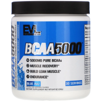 EVLution Nutrition, BCAA 5000, Blue Raz, 8.47 oz (240 g)