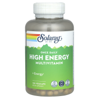 Solaray, Once Daily высокоэнергетические мультивитамины (без железа) 120 вег капсул