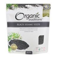 Organic Traditions, Черный кунжут, семена, 8 унций (227 г)