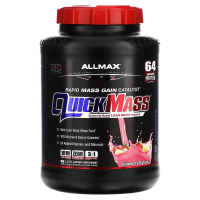 ALLMAX Nutrition, Quick Mass, катализатор быстрого набора массы, клубника-банан, 2,72 кг (6 фунтов)
