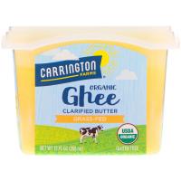 Carrington Farms, Organic Ghee, Clarified Butter , Grass-Fed, 12 fl oz (355 ml)