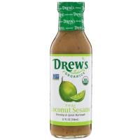 Drew's Organics, Маринад для заправок, тайский кокос и кунжут, 12 ж.унц. (354 мл)