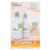 InstaNatural, Сыворотка с витамином C, комплект из 2 средств для ухода за кожей, 1 ж. унц. (30 мл) каждый