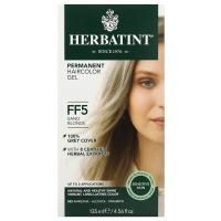 Herbatint, Стойкая гель-краска для волос, FF 5, песочный блонд, 135 мл (4,56 жидк. унц.)