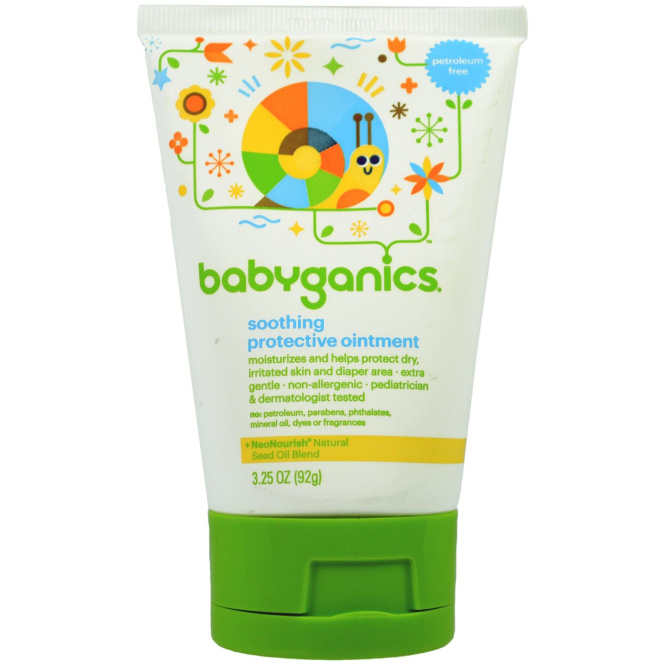 BabyGanics, Успокаивающая защитная мазь, 3,25 унции (92 г)