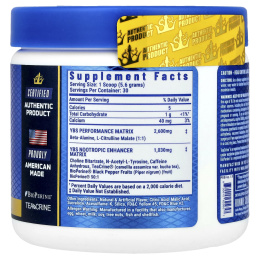 Ronnie Coleman, Signature Series, Yeah Buddy Sport, перед тренировкой, яблочный крем, 162 г (5,71 унции)