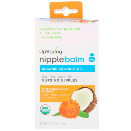 UpSpring, Nipplebalm, Organic Coconut Oil, 2 fl oz (60ml)