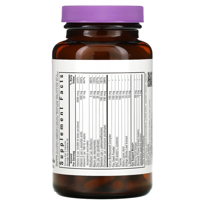 Bluebonnet Nutrition, Антиоксидант для глаз, 120 капсул в растительной оболочке