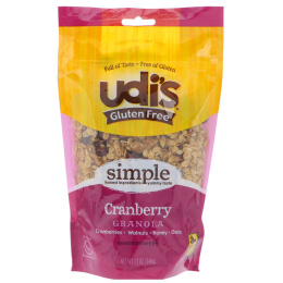Udi's, Гранола без клейковины, с клюквой, 12 унций (340 г)