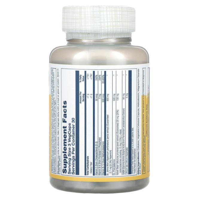 Solaray, BriteSide 90 вег капсул