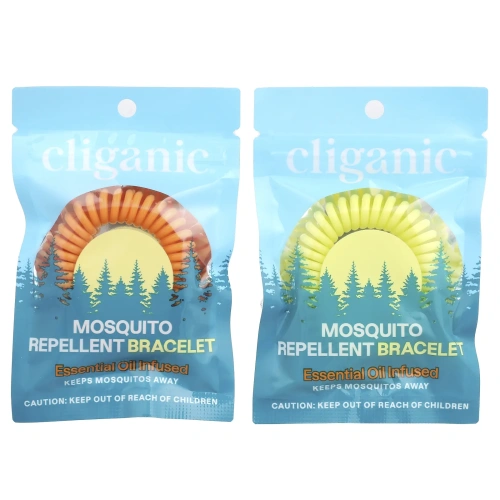 Cliganic, Браслет от комаров, 10 шт. В упаковке