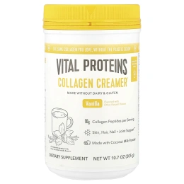 Vital Proteins, Коллагеновые сливки, ваниль, 300 г (10,6 унции)
