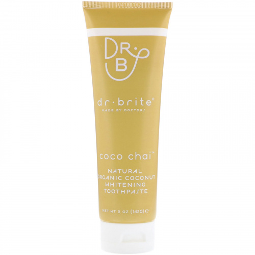 Dr. Brite, Natural Organic Coconut Whitening Toothpaste, Coco Chai, 5 oz (142 g)