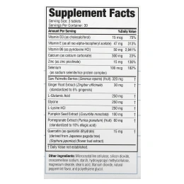 Real Health, Комплекс для здоровья простаты The Prostate, с сереноей, 90 таблеток