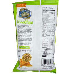 Lundberg, Рисовые чипсы, Фиеста лайм, 6 унций (170 г)