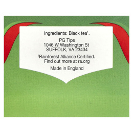 PG Tips, Original Tea, 40 чайных пакетиков, 116 г (4,1 унции)
