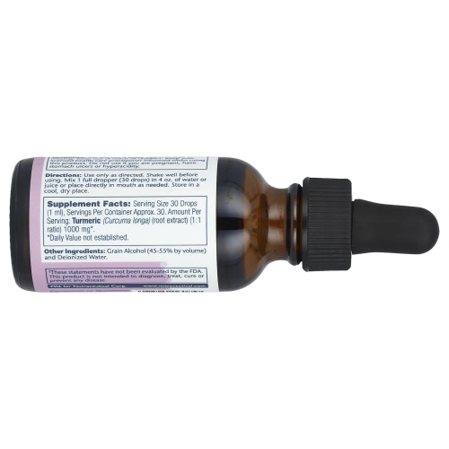 Solaray, Vital Extracts, жидкая куркума, 30 мл (1 жидк. унц.)