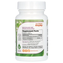 Zahler, витамины D3 и К2, 60 капсул