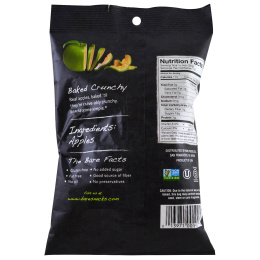 Bare Snacks, Запеченные яблоки "Грэнни Смит", яблочные чипсы, 1,7 унц. (48 г)