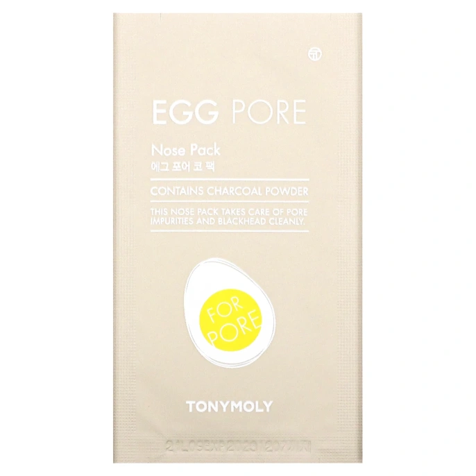 TonyMoly, Egg Pore, пакетик для носа, 7 пакетиков