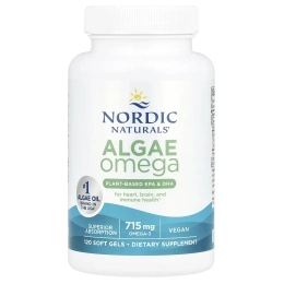 Nordic Naturals, Algae Omega, 120 мягких таблеток