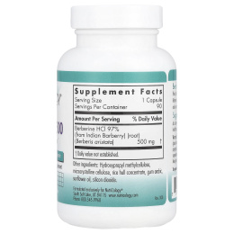 Nutricology, Берберин 500, 90 вегетарианских капсул