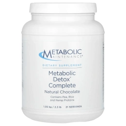 Metabolic Maintenance, Metabolic Detox, комплекс, натуральный шоколад, 1,05 кг (2,3 фунта)