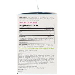 UpSpring, Milkflow, пажитник + кникус благословенный, пищевая добавка в форме напитка, вкус натуральных ягод, 18 пакетиков по 0,35 унц. (10 г)