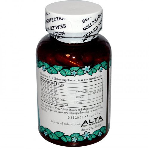Alta Health, Калия хлорид и кремния диоксид, 100 капсул
