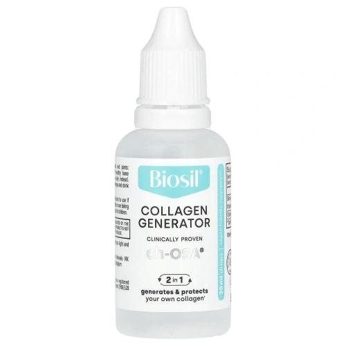 Средство для выработки коллагена BioSil Natural Factors, Жидкость 30 мл