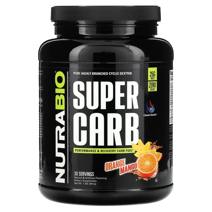 NutraBio Labs, Суперуглеводы, апельсин и манго, 841 г