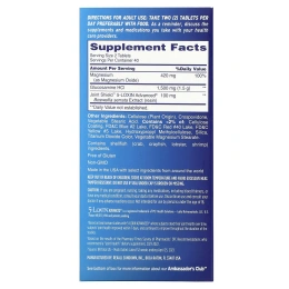 Osteo Bi-Flex, добавка для здоровья суставов, тройной концентрации, с добавлением магния, 80 таблеток, покрытых оболочкой