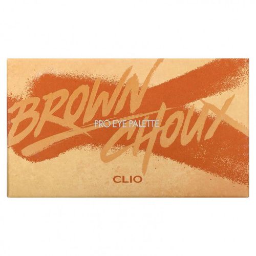 Clio, Pro Eye Palette, 02 Brown Choux, 1 палитра