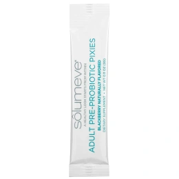 Solumeve, пребиотики и пробиотики для взрослых, со вкусом ежевики, 10 миллиардов КОЕ, 30 пакетиков по 3 г (0,11 унции)