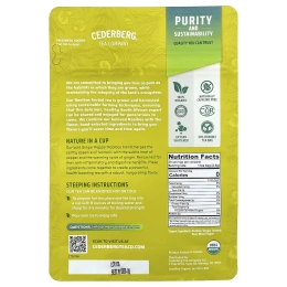 Cederberg Tea Co, ройбуш с имбирем, перцем и куркумой, без кофеина, 75 г (2,6 унции)