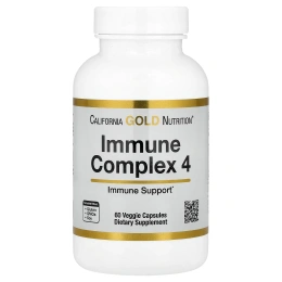 California Gold Nutrition, Immune Complex 4, комплекс для укрепления иммунитета, 60 растительных капсул