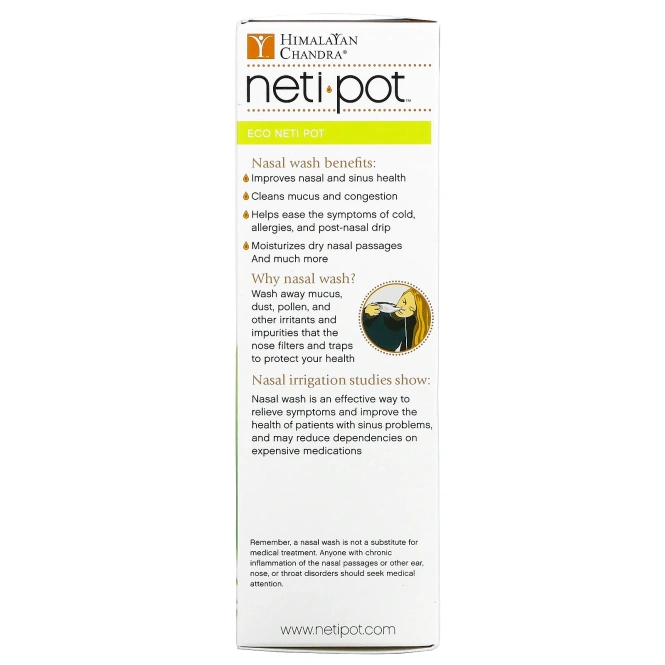 Himalayan Institute, Эко-Чайник Нети Пот для Промывания Носа