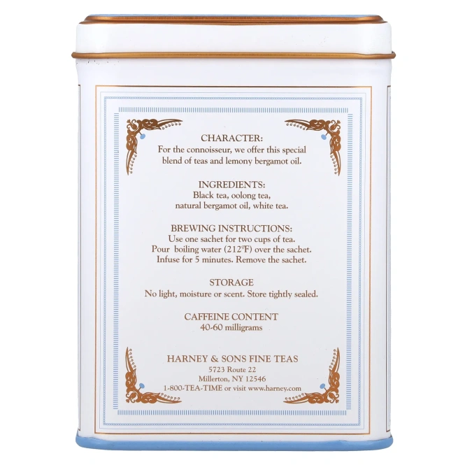 Harney & Sons, Classic Collection, Earl Grey Supreme, 20 пакетиков, 40 г (1,4 унции)