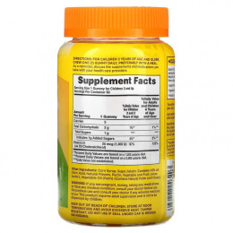 Sundown Naturals Kids, Once Daily Vitamin D3 Gummies, Natural Strawberry, Orange and Lemon, 90 Gummies