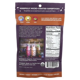 Wilderness Poets, протеиновый порошок из органических семян тыквы, 226 г (8 унций)