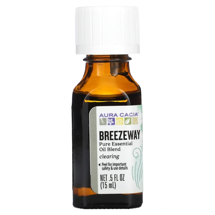 Aura Cacia, Смесь чистых эфирных масел, «Ветер перемен», 15 мл