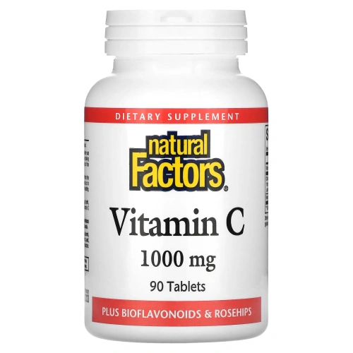 Natural Factors, Витамин C, 1000 мг, 90 таблеток