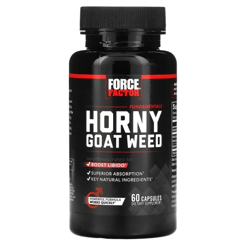 Force Factor, Fundamentals, Horny Goat Weed, 60 капсул