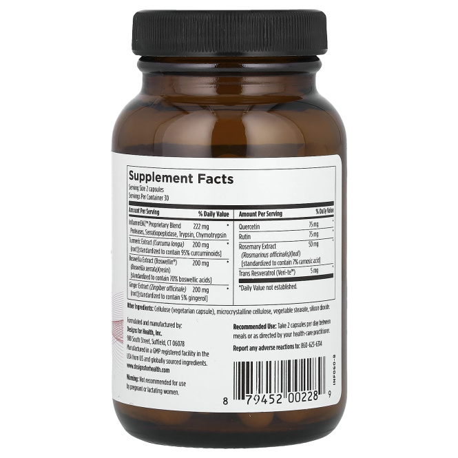 Designs For Health, Inflammatone™, 60 Capsules