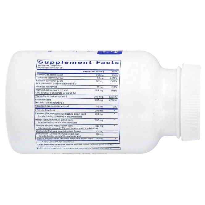 Pure Encapsulations, Daily Stress Formula, 90 Capsules